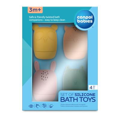 Canpol babies Silicone Bath Toys Igrača za otroke Set