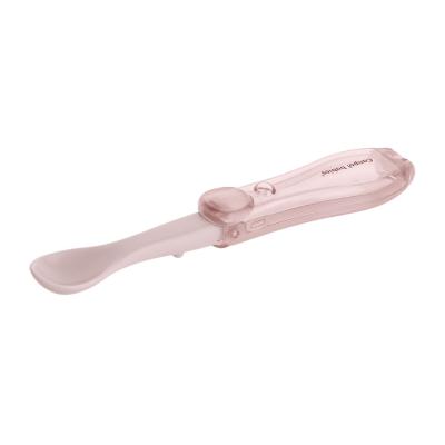 Canpol babies Travel Spoon Foldable Pink Posodica za otroke 1 kos