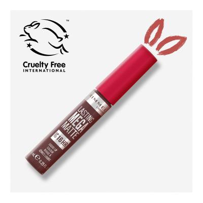 Rimmel London Lasting Mega Matte Liquid Lip Colour Šminka za ženske 7,4 ml Odtenek Urban Affair