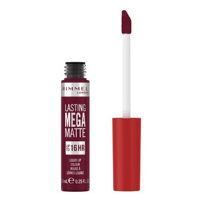 Rimmel London Lasting Mega Matte Liquid Lip Colour Šminka za ženske 7,4 ml Odtenek Plum This Show