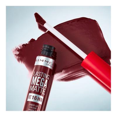 Rimmel London Lasting Mega Matte Liquid Lip Colour Šminka za ženske 7,4 ml Odtenek Plum This Show