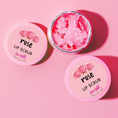 Barry M Lip Scrub Rose Piling za ženske 14 g