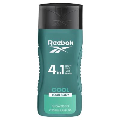 Reebok Cool Your Body Gel za prhanje za moške 250 ml