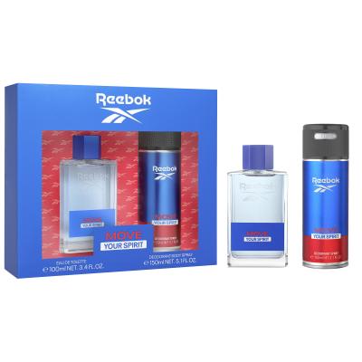 Reebok Move Your Spirit Darilni set toaletna voda 100 ml + deodorant 150 ml