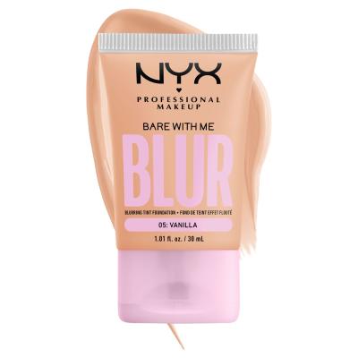 NYX Professional Makeup Bare With Me Blur Tint Foundation Puder za ženske 30 ml Odtenek 05 Vanilla