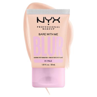 NYX Professional Makeup Bare With Me Blur Tint Foundation Puder za ženske 30 ml Odtenek 01 Pale