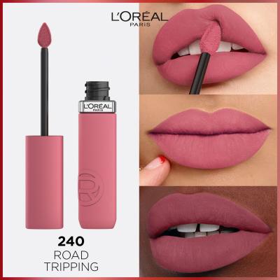 L&#039;Oréal Paris Infaillible Matte Resistance Lipstick Šminka za ženske 5 ml Odtenek 240 Road Tripping