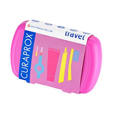 Curaprox Travel Set Pink Zobna ščetka Set