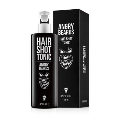 Angry Beards Hair Shot Tonic Nega brez izpiranja za moške 500 ml