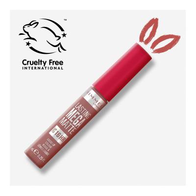 Rimmel London Lasting Mega Matte Liquid Lip Colour Šminka za ženske 7,4 ml Odtenek Strapless