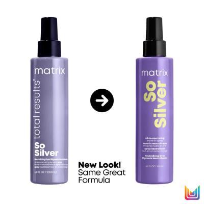 Matrix So Silver All-In-One Toning Leave-In Spray Nega brez izpiranja za ženske 200 ml