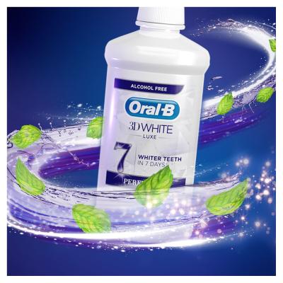 Oral-B 3D White Luxe Ustna vodica 500 ml