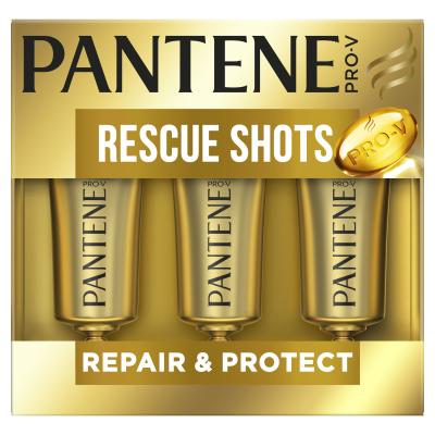 Pantene Intensive Repair (Repair &amp; Protect) Rescue Shots Serum za lase za ženske 3x15 ml