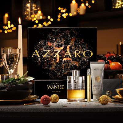 Azzaro Wanted Darilni set toaletna voda 100 ml + gel za prhanje 75 ml + toaletna voda 10 ml