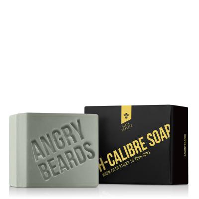 Angry Beards H-Calibre Soap Dirty Sanchez Trdo milo za moške 100 g