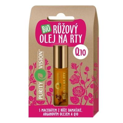 Purity Vision Rose Bio Lip Oil Olje za ustnice 10 ml