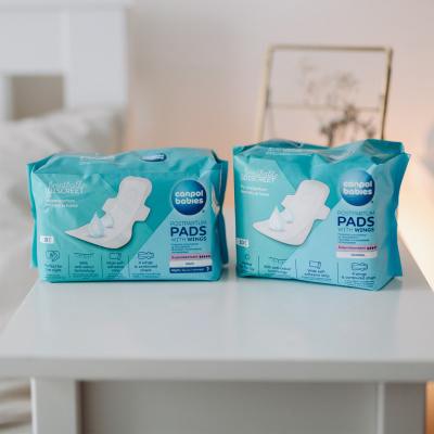 Canpol babies Breathable &amp; Discreet Night Postpartum Pads With Wings Poporodni vložki za ženske 8 kos