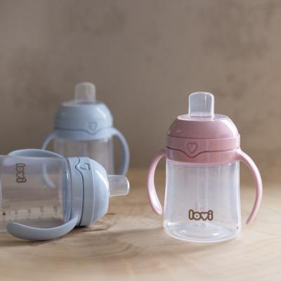 LOVI First Cup With Spout Pink 6m+ Skodelica za otroke 150 ml