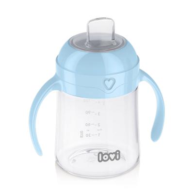 LOVI First Cup With Spout Blue 6m+ Skodelica za otroke 150 ml