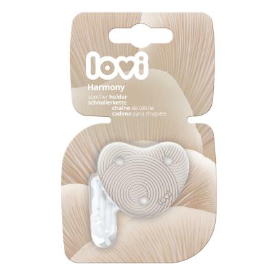 LOVI Harmony Soother Holder Verižica za dudo za otroke 1 kos