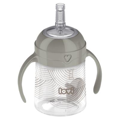 LOVI Harmony First Cup With Weighted Straw 6m+ Skodelica za otroke 150 ml