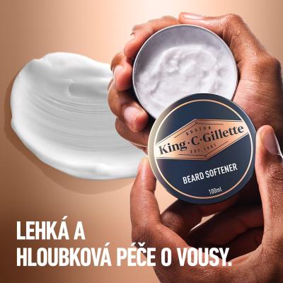 Gillette King C. Soft Beard Balm Balzam za brado za moške 100 ml