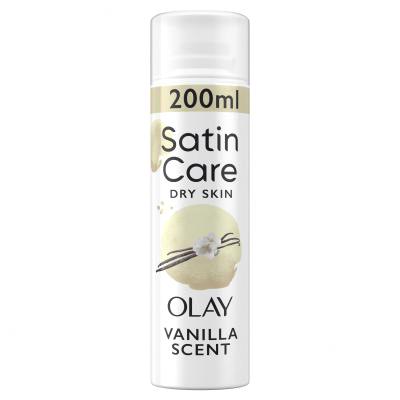 Gillette Satin Care Olay Vanilla Dream Shave Gel Gel za britje za ženske 200 ml