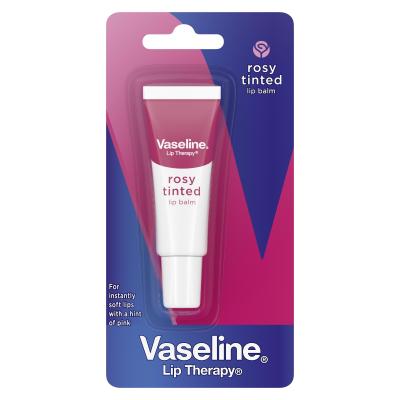 Vaseline Lip Therapy Rosy Tinted Lip Balm Tube Balzam za ustnice za ženske 10 g