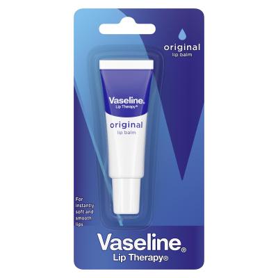 Vaseline Lip Therapy Original Lip Balm Tube Balzam za ustnice za ženske 10 g