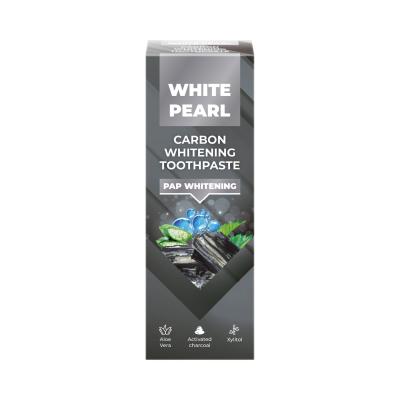 White Pearl PAP Carbon Whitening Toothpaste Zobna pasta 75 ml