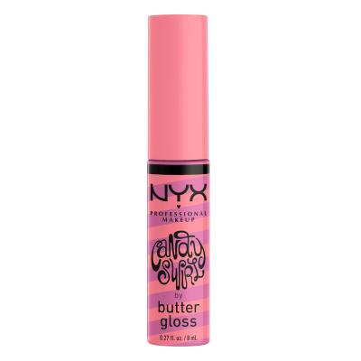 NYX Professional Makeup Butter Gloss Candy Swirl Glos za ustnice za ženske 8 ml Odtenek 02 Sprinkle