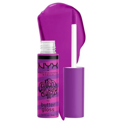 NYX Professional Makeup Butter Gloss Candy Swirl Glos za ustnice za ženske 8 ml Odtenek 03 Snow Cone