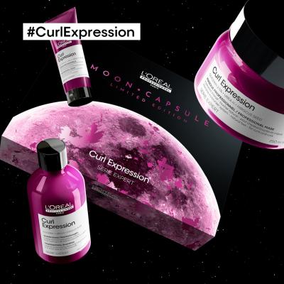 L&#039;Oréal Professionnel Curl Expression Moon Capsule Limited Edition Darilni set šampon Curl Expression Professional Shampoo 300 ml + maska za lase Curl Expression Professional Mask 250 ml + krema za lase Curl Expression 10-In-1 Professional Cream 200 ml