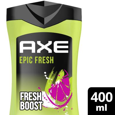 Axe Epic Fresh 3in1 Gel za prhanje za moške 400 ml