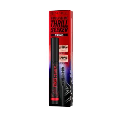 Rimmel London Thrill Seeker Maskara za ženske 8 ml Odtenek Pitch Black