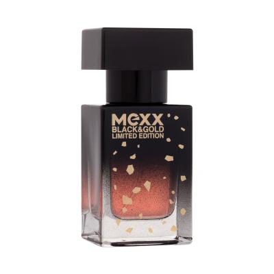 Mexx Black &amp; Gold Limited Edition Toaletna voda za ženske 15 ml
