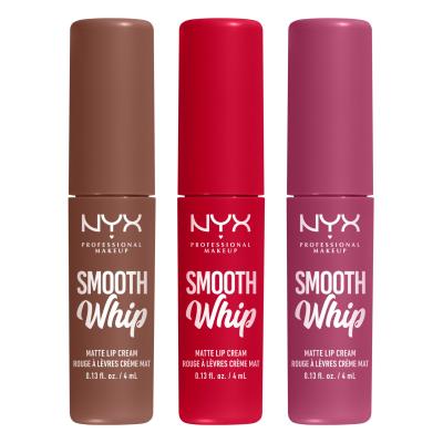 NYX Professional Makeup Fa La La L.A. Land Smooth Whip Matte Lip Cream Trio Darilni set šminka Smooth Whip Matte Lip Cream 3 x 4 ml