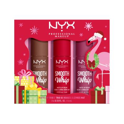 NYX Professional Makeup Fa La La L.A. Land Smooth Whip Matte Lip Cream Trio Darilni set šminka Smooth Whip Matte Lip Cream 3 x 4 ml