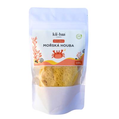 Kii-Baa Organic Silky Sea Sponge 10-12 cm Kopalniški dodatek 1 kos