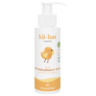 Kii-Baa Organic Baby Bio Apricot Oil Olje za telo za otroke 100 ml