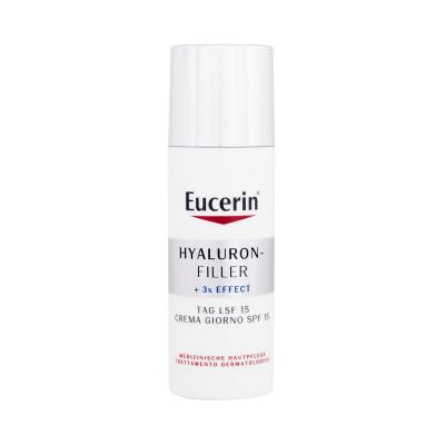 Eucerin Hyaluron-Filler + 3x Effect Day SPF15 Dnevna krema za obraz za ženske 50 ml poškodovana škatla