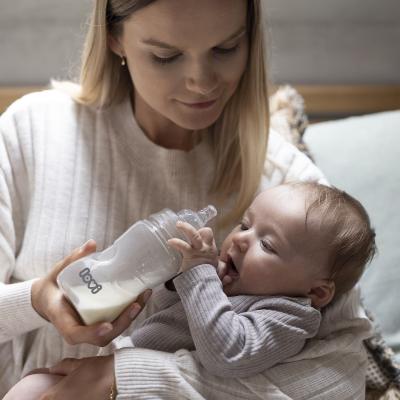 LOVI Trends Bottle 0m+ Beige Otroška steklenička za otroke 120 ml