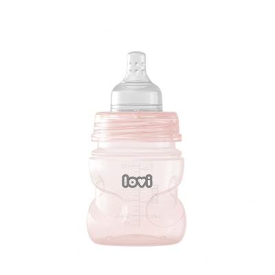 LOVI Trends Bottle 0m+ Pink Otroška steklenička za otroke 120 ml