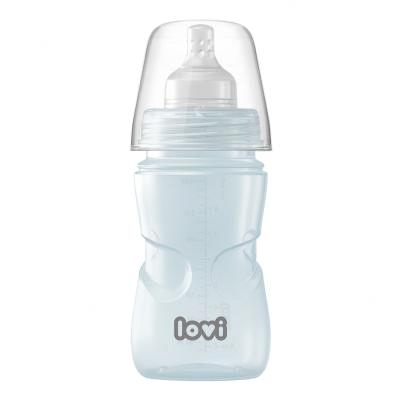 LOVI Trends Bottle 3m+ Green Otroška steklenička za otroke 250 ml