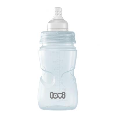 LOVI Trends Bottle 3m+ Green Otroška steklenička za otroke 250 ml