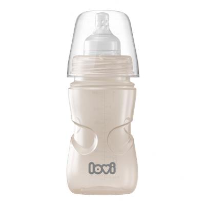 LOVI Trends Bottle 3m+ Beige Otroška steklenička za otroke 250 ml