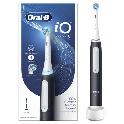 Oral-B iO Series 3 Black Oscilacijska zobna ščetka 1 kos