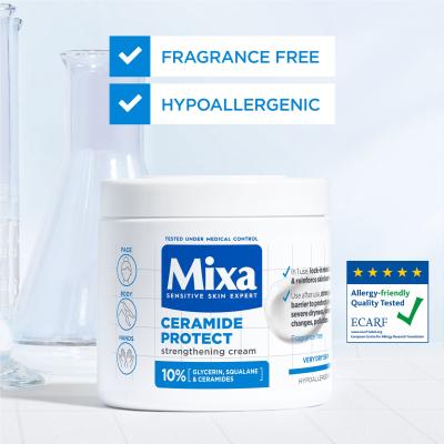 Mixa Ceramide Protect Strengthening Cream Krema za telo za ženske 400 ml