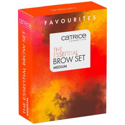 Catrice The Essential Brow Set Darilni set svinčnik za obrvi Eye Brow Stylist 1,6 g 030 Brow-N-Eyed Peas + senčilo za obrvi Brow Powder Waterproof 4 g 020 Ash Brown + gel za obrvi Super Glue Brow Styling Gel 4 ml 010 Ultra Hold