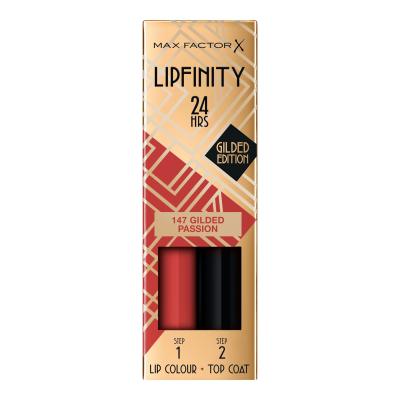 Max Factor Lipfinity 24HRS Lip Colour Šminka za ženske 4,2 g Odtenek 147 Gilded Passion